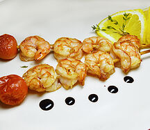 Шашлык из креветок