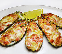 Запеченные мидии