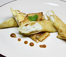 Блины с творогом