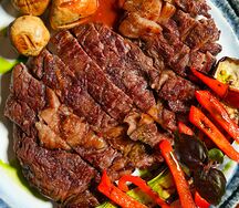 Стейк Рибай премиум на гриле