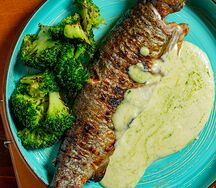 Форель на гриле