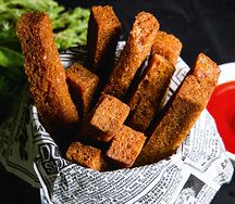 Гренки чесночные