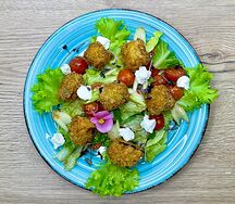 С хрустящим баклажаном и сливочным сыром