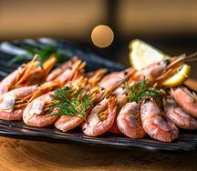 Креветки отварные
