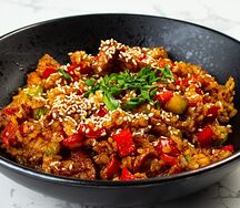 Тяхан с курицей
