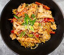 Лапша с курицей
