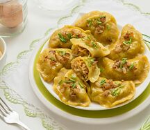 Варенички домашние с капустой