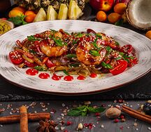 Харусаме с креветкой