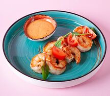 Креветки гриль