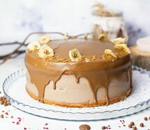 Торт банан-карамель