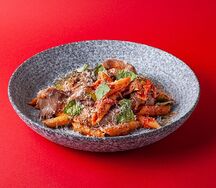 Аррабиата с пастрами