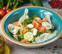 С лососем и творожным сыром