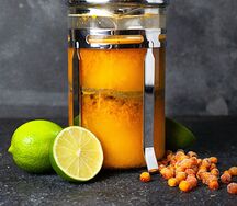 Облепиховый с мёдом и лаймом