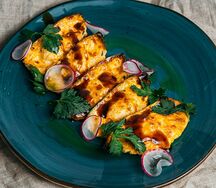 Большие мидии в сливочном соусе