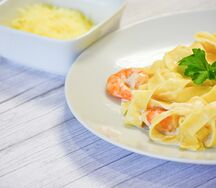 Паста с креветками