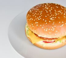 Бургер сочный цыпленок