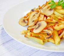 Картошка с грибами