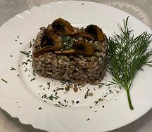Гречка с грибами