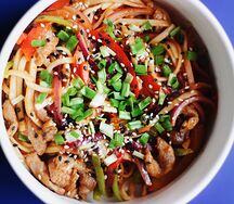 Удон с ягненком