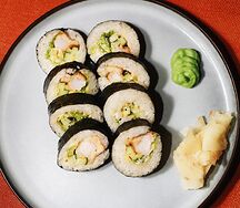 Кимпаб с креветкой