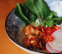 Рамен с курицей