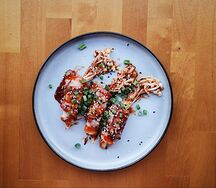 Эноке в беконе