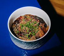 Черная фунчоза с угрем