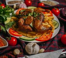 Цыпленок с картофелем фри