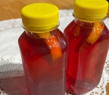 Чай каркаде с апельсином холодный