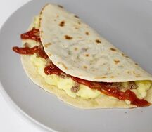 Кыстыбый с картофелем и говяжьим фаршем