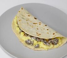 Кыстыбый с картофелем и грибами