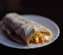 Гирос со свиным шашлыком
