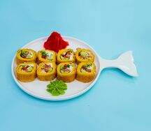 Горячая тортилья с овощами