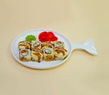 Запеченный с курочкой и овощами