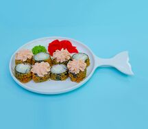 Жареный со снежным крабом