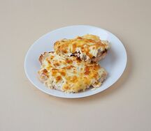 Горбуша, запеченная с овощами