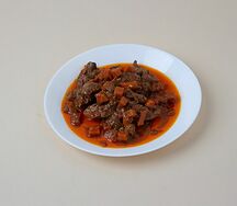Гуляш из печени