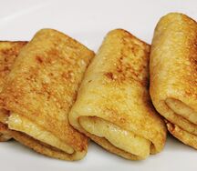 Блинчики с творогом и изюмом S