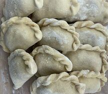 Замороженные вареники с картофелем и грибами