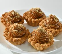 Тарталетки со сгущенкой