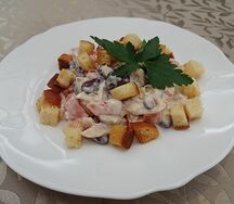 Фасолевый с грибами