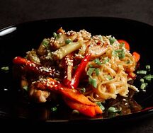 Лапша Удон с овощами