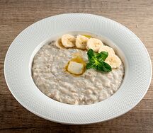 Овсянка с бананом