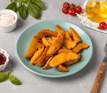 Картофельные дольки в панировке