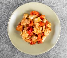 Овощное рагу из индейки