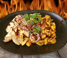 Салат Теплый с шейкой