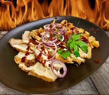 Салат Теплый с куриным филе