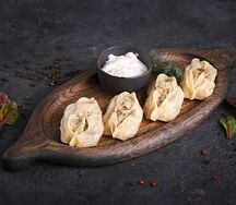 Манты с говядиной