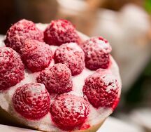 Малиновая тарталетка