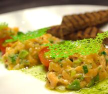 Тартар из лосося